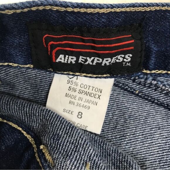 Vintage 50s Bareback Tapered Leg Cuffed Mom Jean‎ Rockabilly Dark Wash Size 0 - Picture 5 of 13